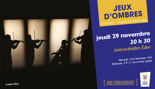 Quatuor Debussy - Jeux d'Ombres